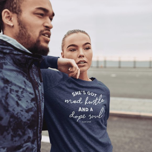 Allie and Rae She's Got Mad Hustle and a Dope Soul Comfy and Cozy Sweatshirt - Picture 3 of 4